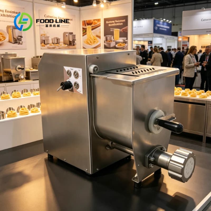 Extrudeuse à macaroni et spaghetti en acier inoxydable personnalisée, machine automatique de fabrica