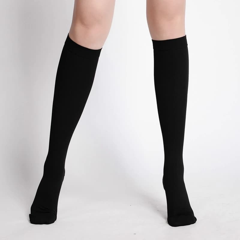 Legbeauty 23-32mmHg chaussettes de mollet à Compression médicale unisexe classe de pression 2 varice