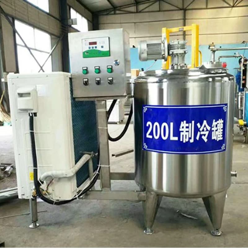 Modèle Multiple de haute qualité 500 300 100 litres réservoir de stockage de crème glacée en acier i