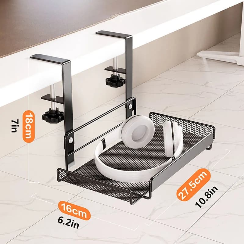 Armoire de bord de Table inférieure, 1 trou de suspension, gestion des câbles gratuite, support de r